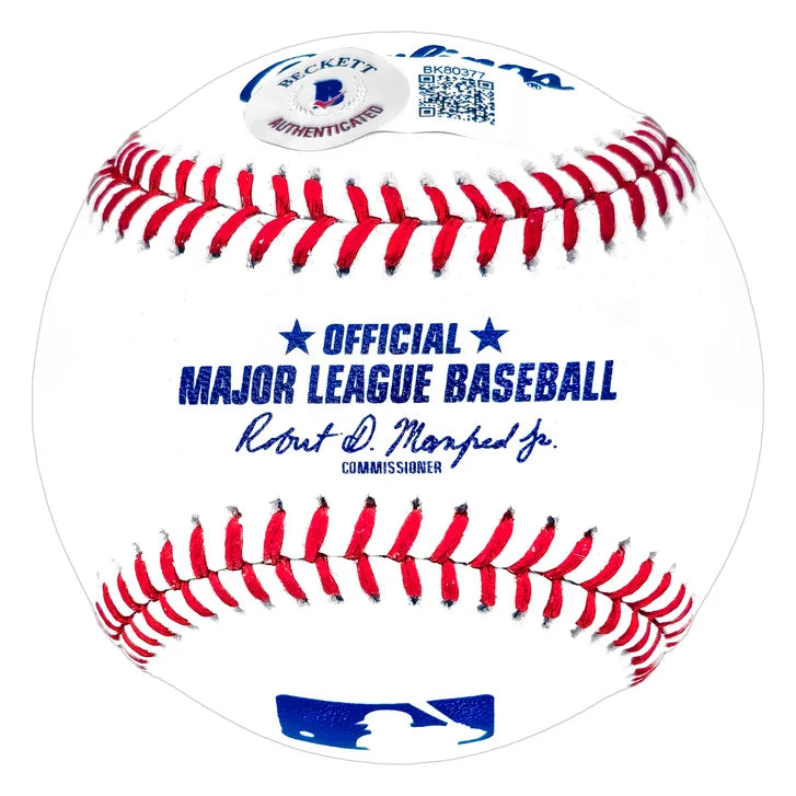 Julio Rodriguez Autographed Official MLB Baseball Seattle Mariners Logo Display Case Beckett Authenticated