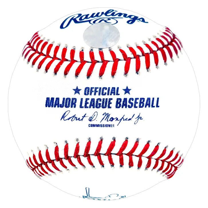 Ichiro Suzuki Autographed Official MLB Baseball Seattle Mariners Hall of Fame Logo Display Case IS Holo Authenticated