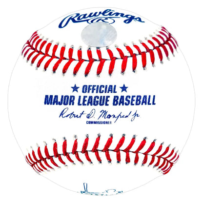 Ichiro Suzuki Autographed Official MLB Baseball Seattle Mariners Hall of Fame Logo Display Case IS Holo Authenticated