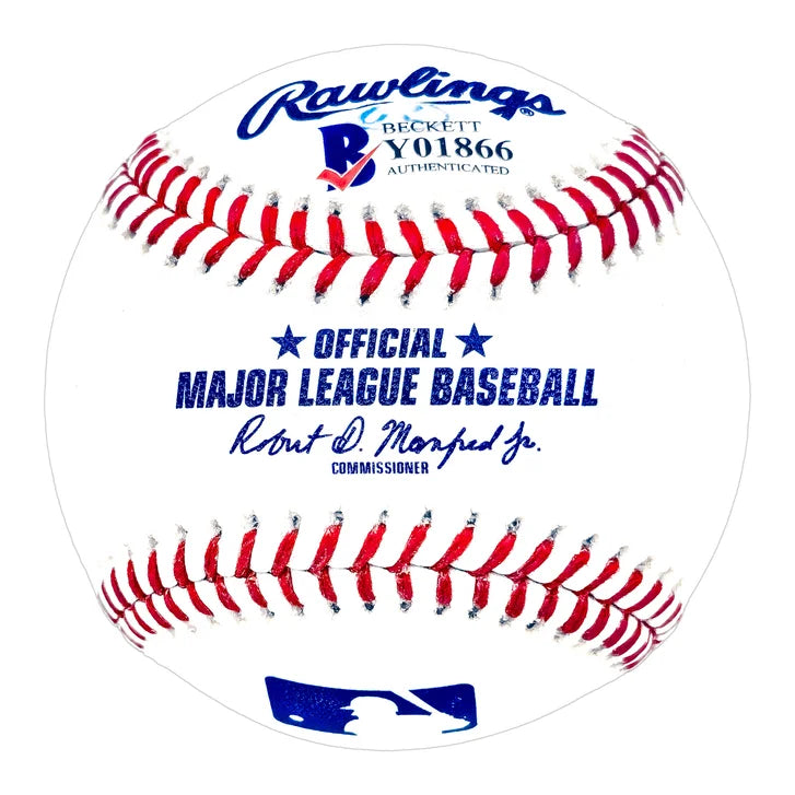 Ronald Acuna Jr. Autographed Official MLB Baseball Atlanta Braves Display Case Beckett Authenticated