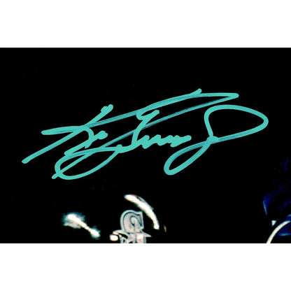 Ken Griffey Jr. & Ichiro Suzuki Autographed Framed 16" x 20" Photo Seattle Mariners Grand Slam Celebration Beckett Authenticated