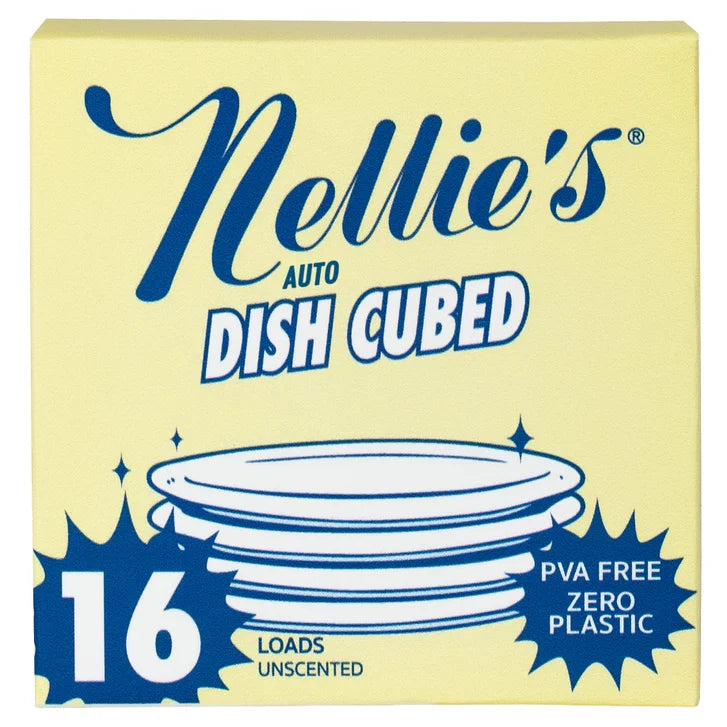 Nellie's Auto Dishwasher Cubes, Unscented, 128-count