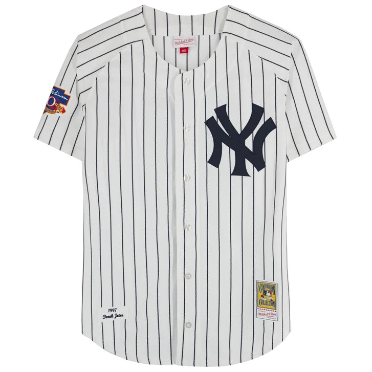 Derek Jeter New York Yankees Autographed White Mitchell & Ness 1997 Authentic Jersey - Fanatics Authenticated