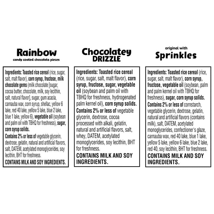 Kellogg's Rice Krispies Treats, Variety Pack, 60-count