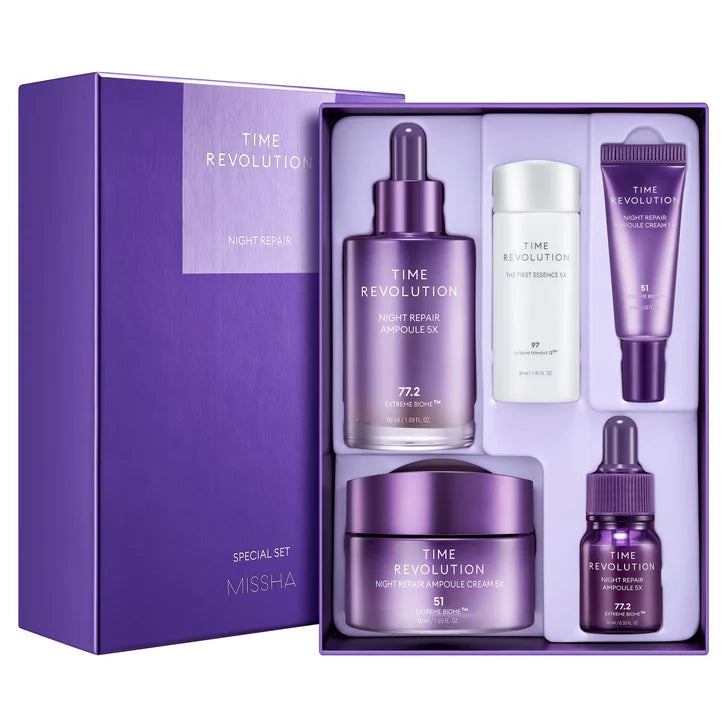 MISSHA Time Revolution Night Repair, 5-piece Set