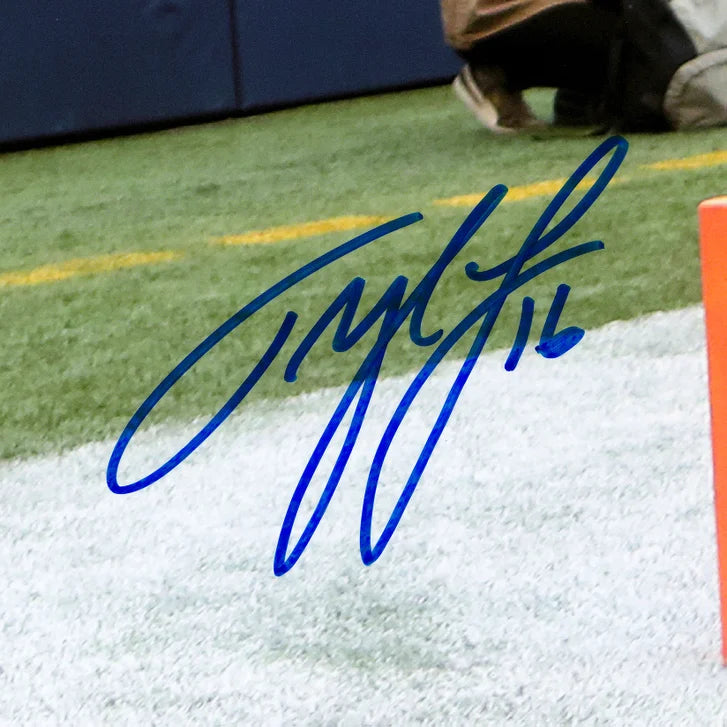 Tyler Lockett Autographed Framed 16” x 20” Photo Seattle Seahawks - MCS Authenticated
