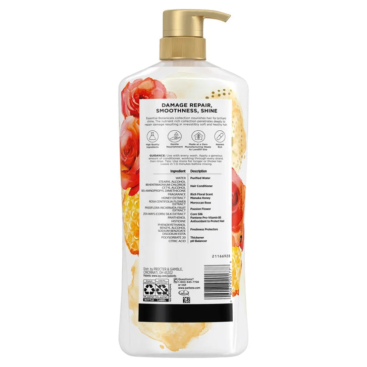 Pantene Essential Botanicals Moroccan Rose & Manuka Honey Conditioner