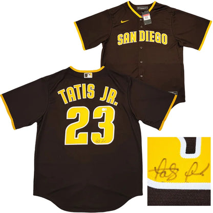 Fernando Tatis Jr. Autographed San Diego Padres Brown Nike Jersey - Beckett Authenticated
