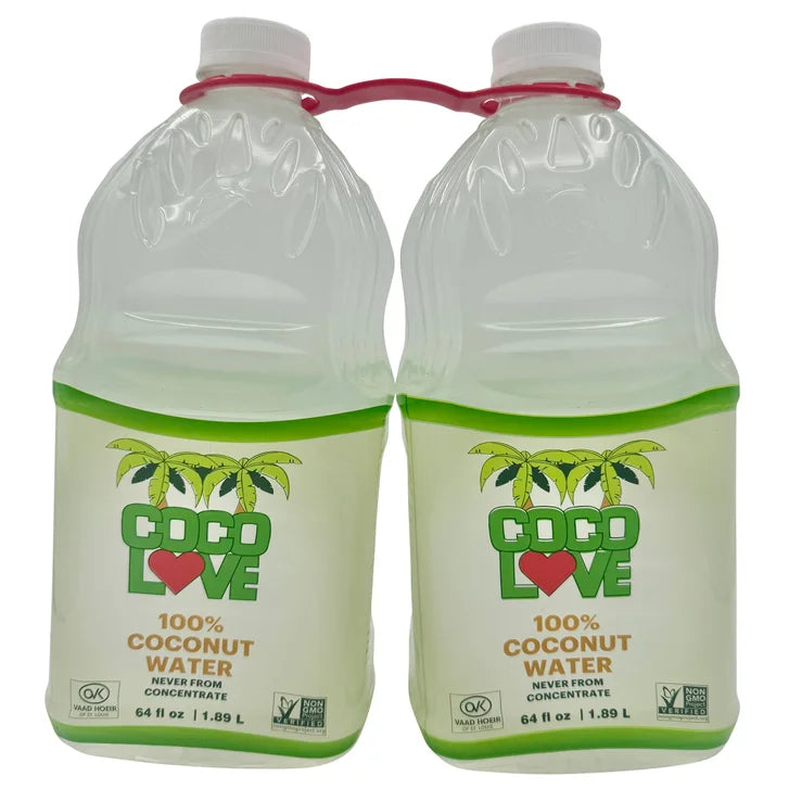 Coco Love 100% Coconut Water, 64 fl oz, 2-count