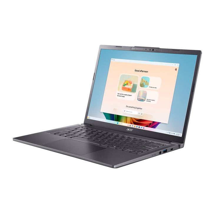 Acer Aspire 14" AI Copilot+ PC Touchscreen Laptop - Intel Core Ultra 7 processor 258V - WUXGA (1920 x 1200) Touchscreen - 32GB RAM - 1TB SSD - Windows 11 Home - Steel Gray