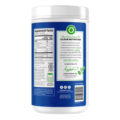 Orgain Collagen + Creatine, Unflavored, 1.95 lbs