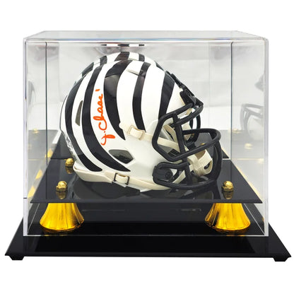 Ja'Marr Chase Cincinnati Bengals Autographed 2022 Alternate White Mini Speed Helmet - Beckett Authenticated
