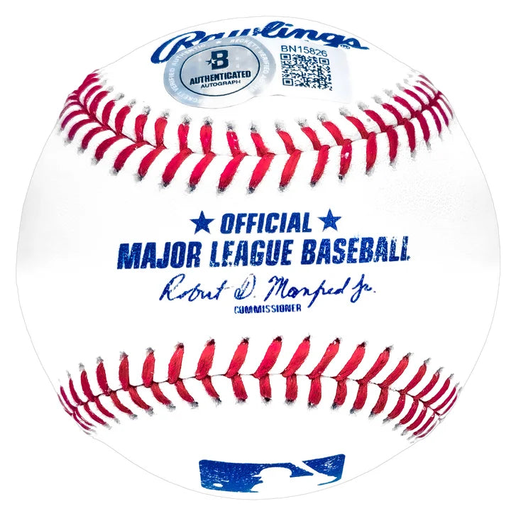 Nolan Ryan Texas Rangers Autographed Official MLB Baseball with Display Case - Beckett Authenticated