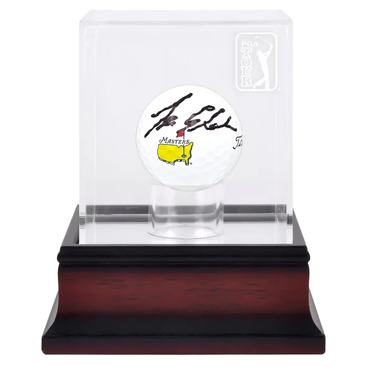 Lee Elder Autographed Titleist Masters Logo Pro V1 Golf Ball with PGA Tour Logo Display Case - Beckett Authenticated