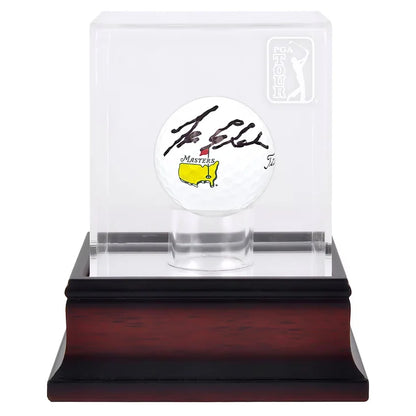 Lee Elder Autographed Titleist Masters Logo Pro V1 Golf Ball with PGA Tour Logo Display Case - Beckett Authenticated