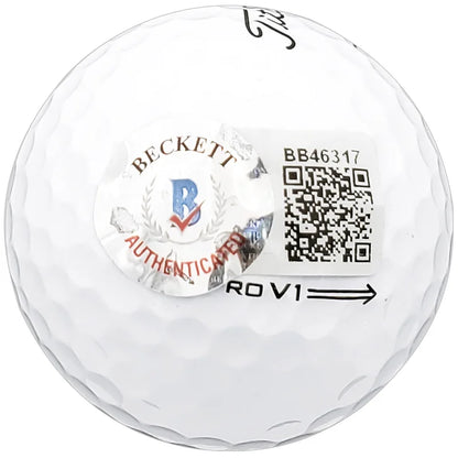 Lee Elder Autographed Titleist Masters Logo Pro V1 Golf Ball with PGA Tour Logo Display Case - Beckett Authenticated