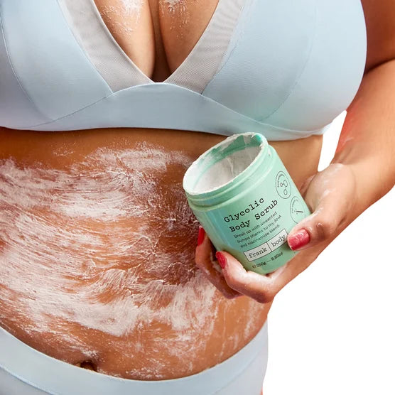 frank body Glycolic Body Scrub, 8.82 fl oz, 2-pack