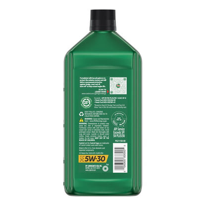 Castrol GTX High Mileage 5W-30 Synthetic Blend Motor Oil 1-Quart, 6-Pack