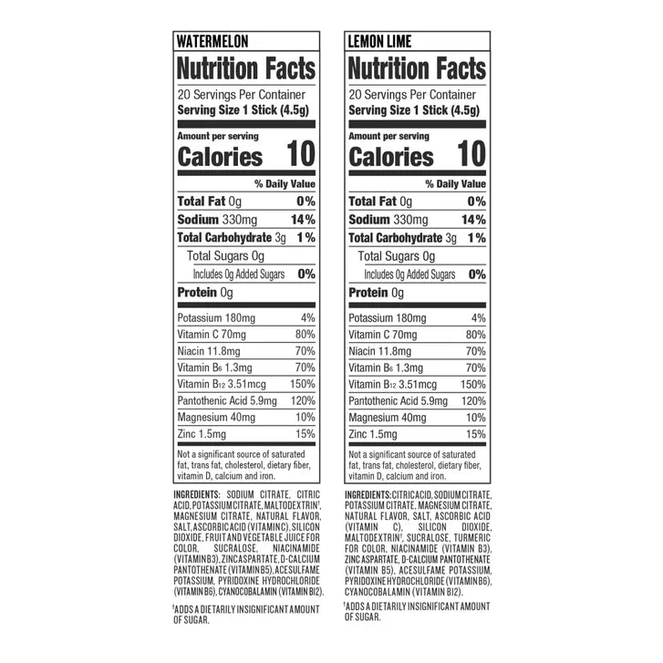 DripDrop Hydration Zero Sugar Electrolytes, 40 Individual Sticks in Resealable Pouch, Variety Pack