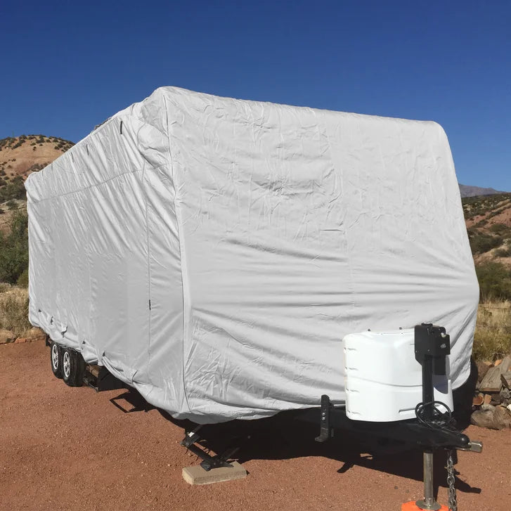 Climate Series Travel Trailer Cover Gray