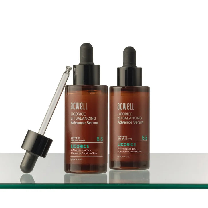 ACWELL Licorice pH Balancing Advance Serum, 1.01 fl oz, 2-pack