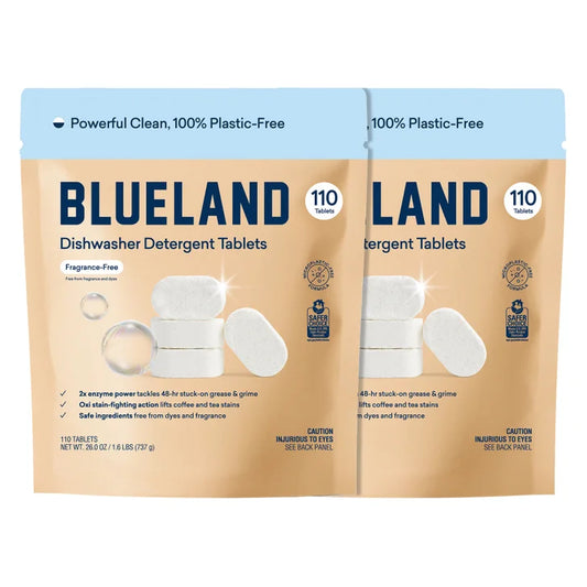Blueland Dishwasher Detergent Tablets, Fragrance-Free, 220-count