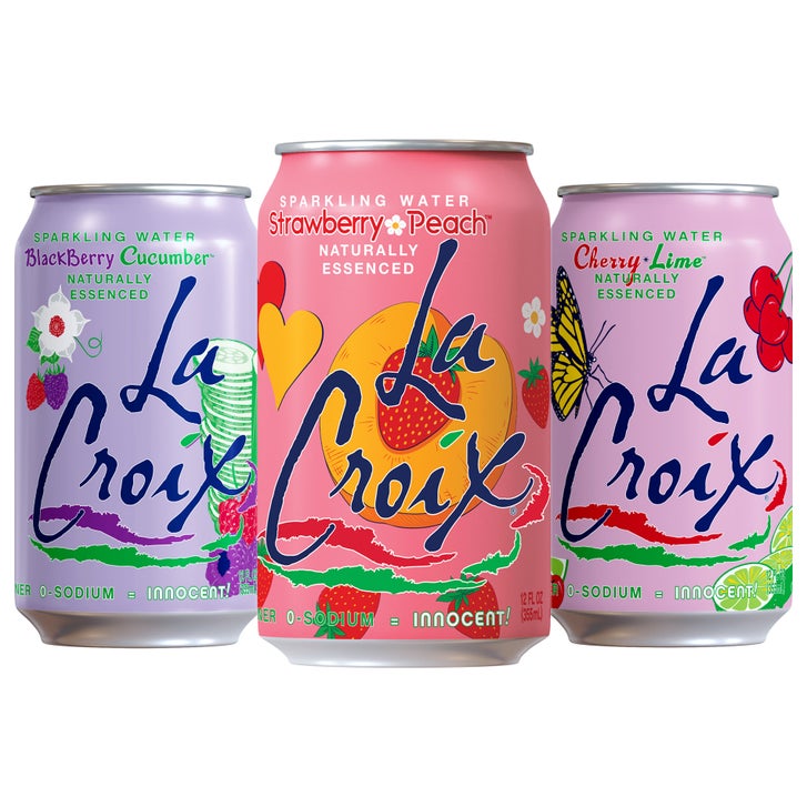 LaCroix Sparkling Water, Spring Variety Pack, 12 fl oz, 24-count