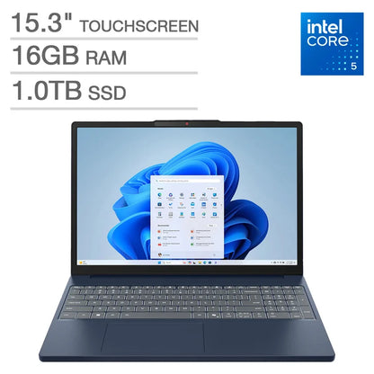 Lenovo IdeaPad Slim 3i 15.3" Touchscreen Laptop - Intel Core 5 210H - WUXGA (1920 x 1200) - Windows 11