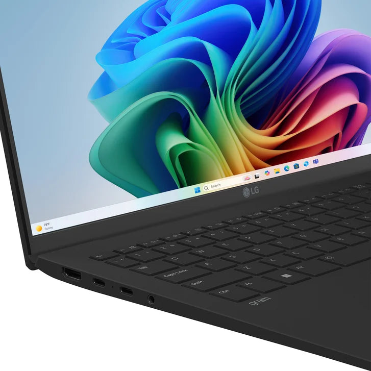 LG gram 16" Copilot+ PC, Thin and Lightweight Laptop, Windows 11 Home, Intel Evo Edition - Intel Core Ultra 9, 32GB RAM, 2TB SSD, Black