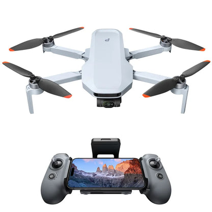 Potensic ATOM 2 4K Drone Bundle with 128GB MicroSD Card, Remote Lanyard and 2 Spare Propeller Kits.
