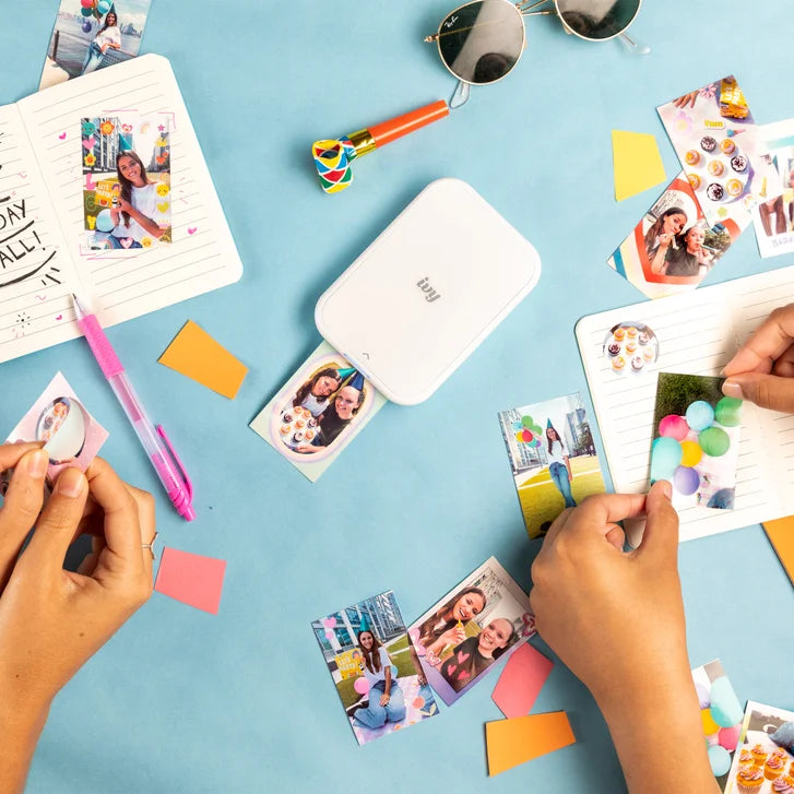 Canon IVY 2 Mini Photo Printer Bundle - White