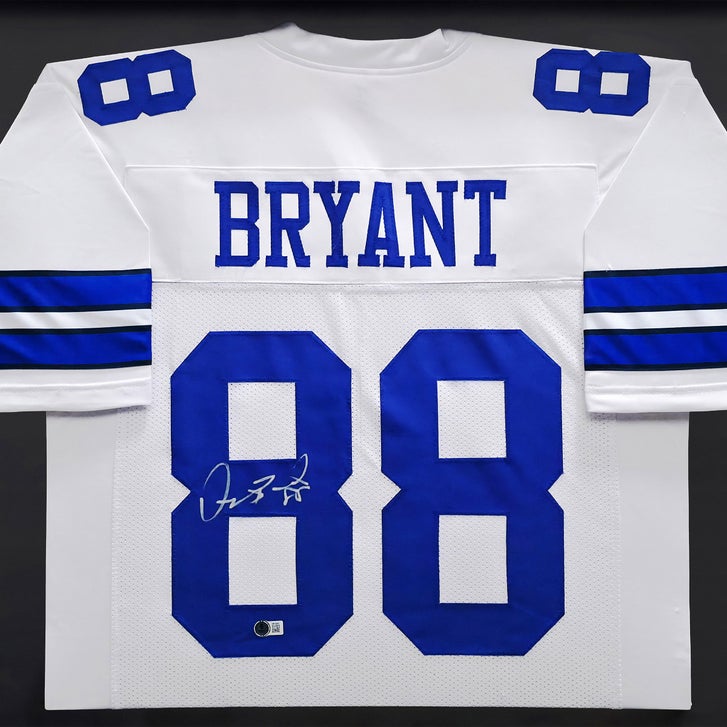 Dez Bryant Autographed Framed White Dallas Cowboys Jersey - Beckett Authenticated