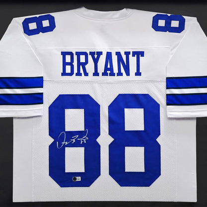 Dez Bryant Autographed Framed White Dallas Cowboys Jersey - Beckett Authenticated