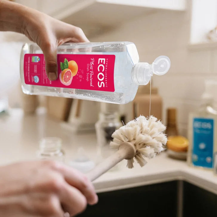 ECOS Liquid Dish Soap, Grapefruit, 16 fl oz + 96 fl oz Refill