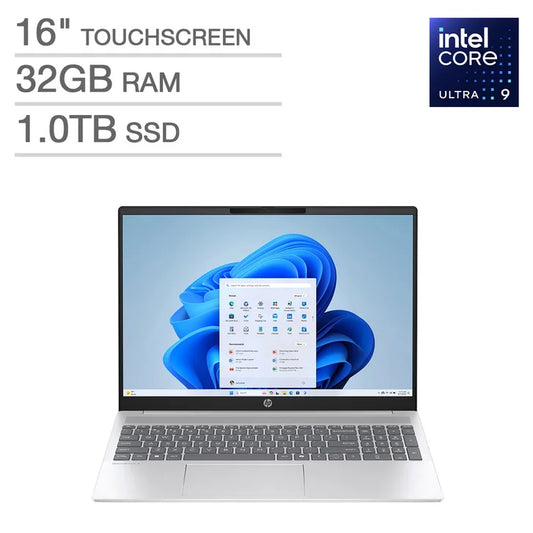 HP OmniBook 5 16" 2K Touchscreen Laptop - Intel Core Ultra 9 285H - 1920 x 1200 - 32GB Memory - 1TB SSD - Windows 11 Home