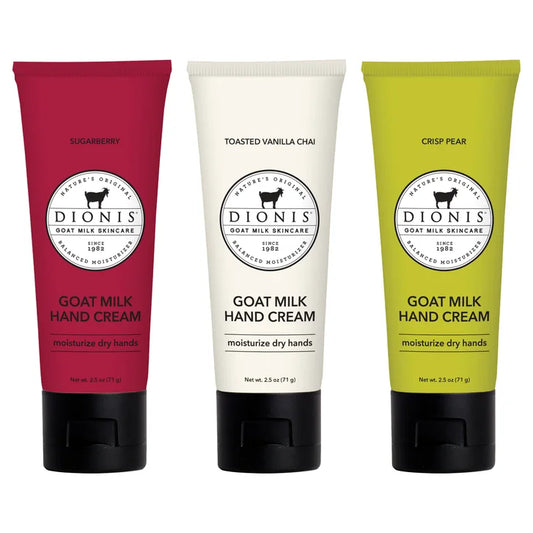 Dionis Goat Milk Hand Cream, 2.5 fl oz, 3-pack