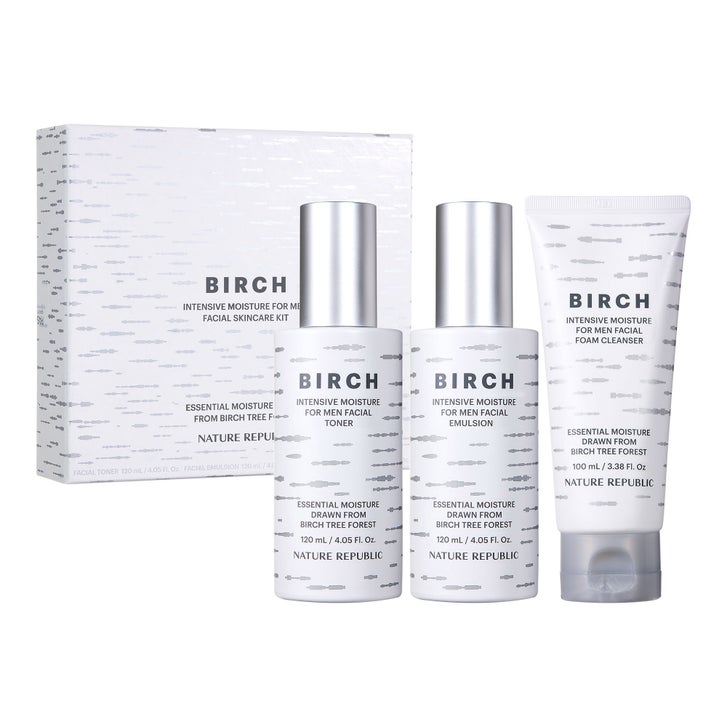 Nature Republic Birch Intensive Moisture For Men Facial Skincare Kit