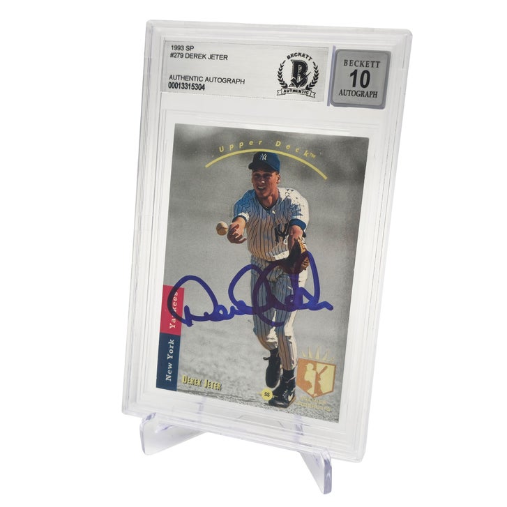 Derek Jeter Autographed 1993 Upper Deck SP Rookie Card #279 New York Yankees - Beckett Authenticated