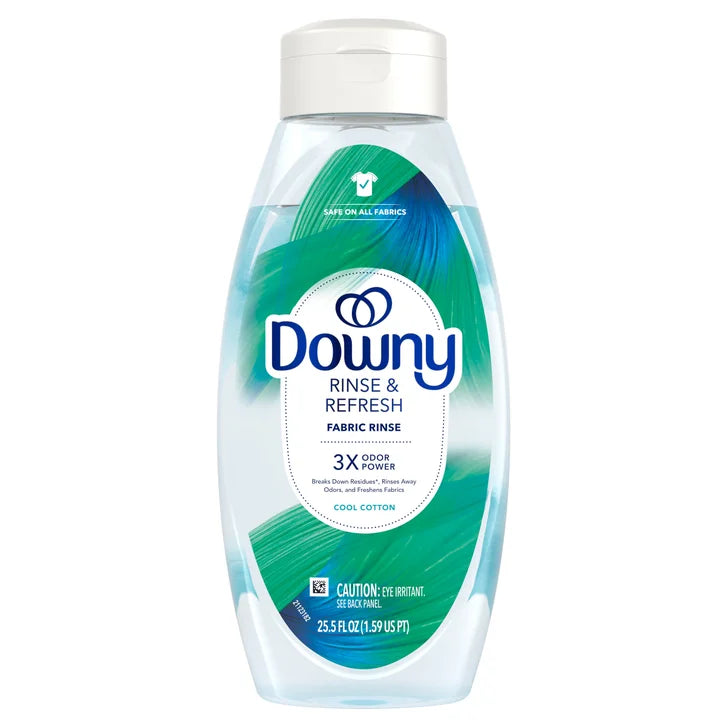 Downy Fabric Rinse, Cool Cotton, 25.5 fl oz, 3-count