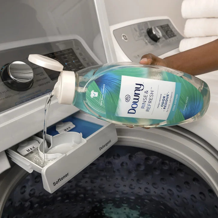Downy Fabric Rinse, Cool Cotton, 25.5 fl oz, 3-count