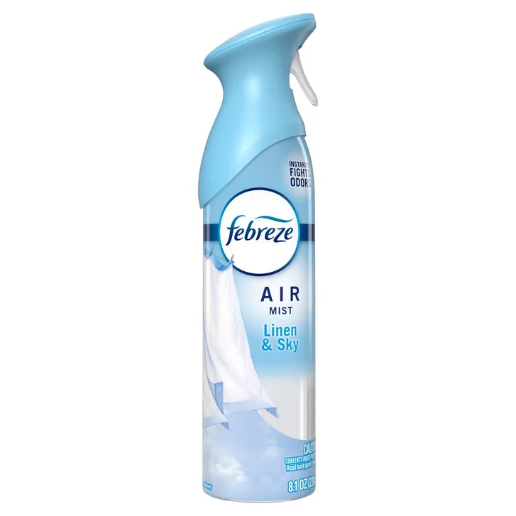 Febreze Air Mist Odor-Fighting Air Freshener, Variety Pack, 8.1 fl oz, 4-count