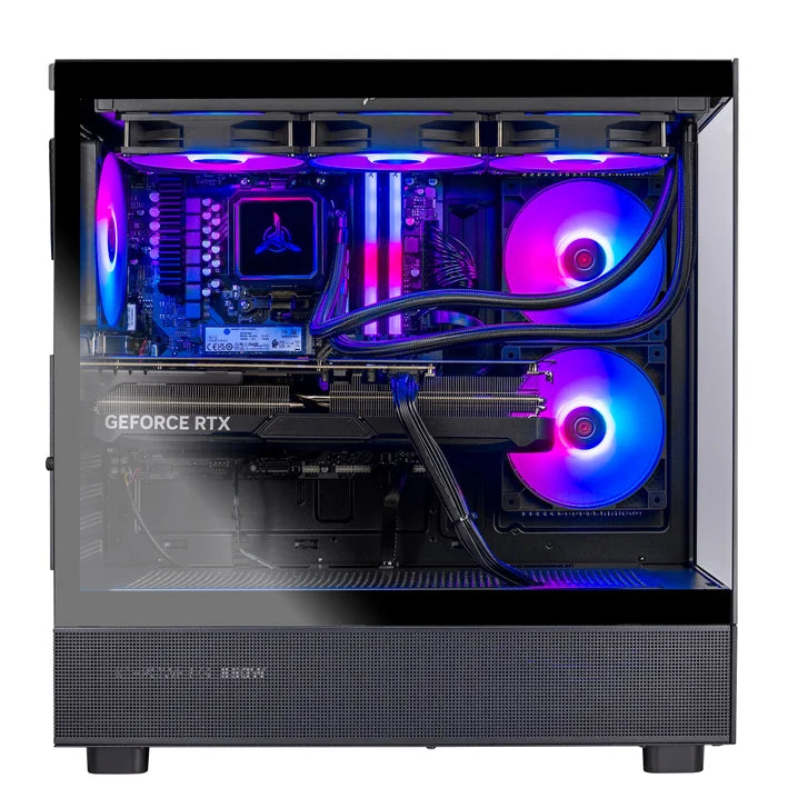 Skytech Azure 3 Liquid Cooled Gaming Desktop - AMD Ryzen 7-7700 - GeForce RTX 5070, 12GB - Windows 11