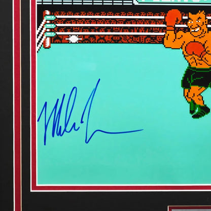 Mike Tyson Autographed Framed Nintendo Punch-out!! Collage with Signed Photo, Signed Game Cartridge, and NES Controller - Beckett & JSA Authenticated