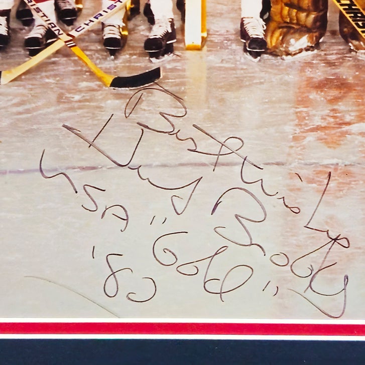 Herb Brooks Autographed Framed Photo "Best Wishes USA ‘Gold’ '80" Team USA Hockey - Beckett Authenticated