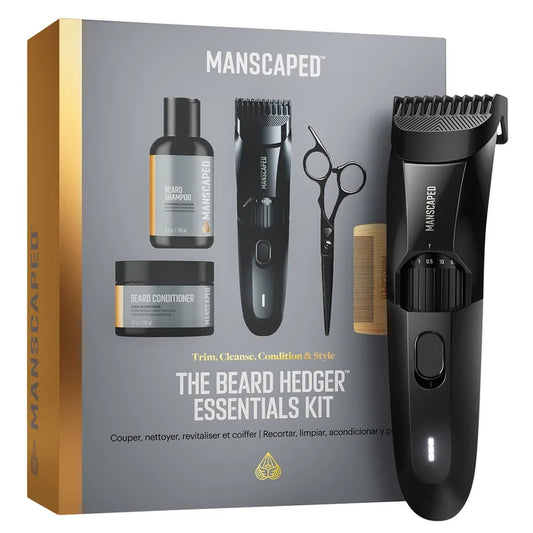 MANSCAPED The Beard Hedger Essentials Kit, Men’s Electric Beard Trimmer
