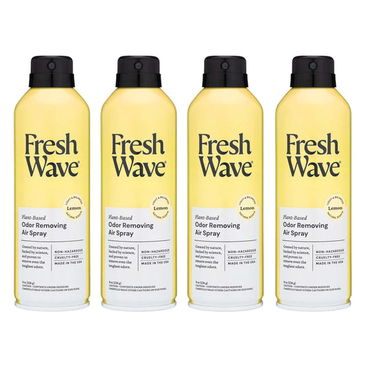 Fresh Wave Odor Removing Air Spray, Lemon, 8 fl oz, 4-count
