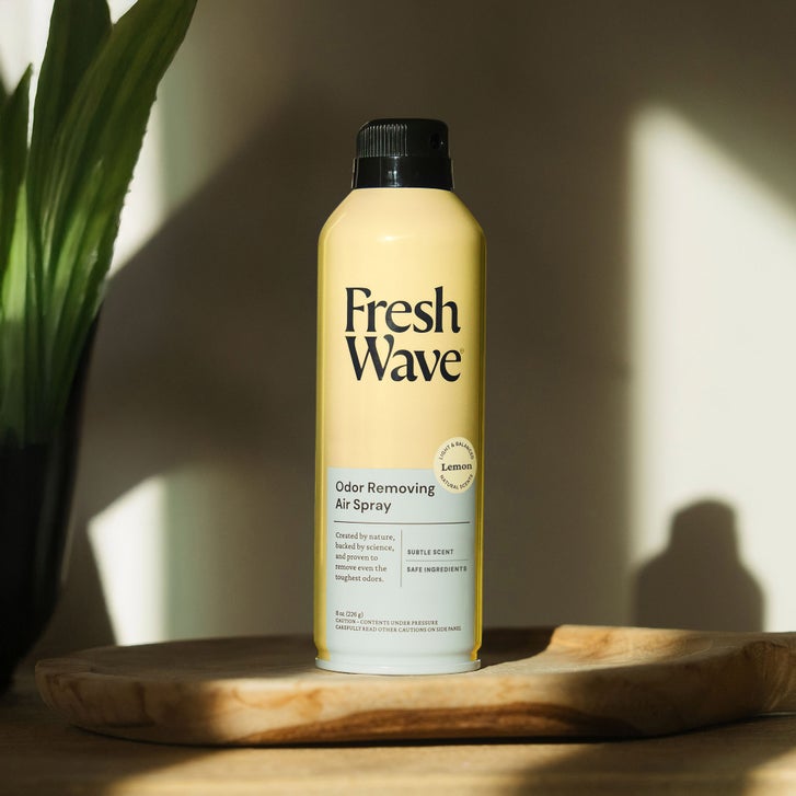 Fresh Wave Odor Removing Air Spray, Lemon, 8 fl oz, 4-count