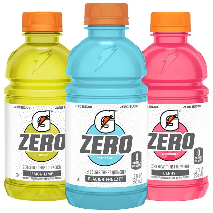 Gatorade Zero Sugar Thirst Quencher, Variety Pack, 12 fl oz, 28-count