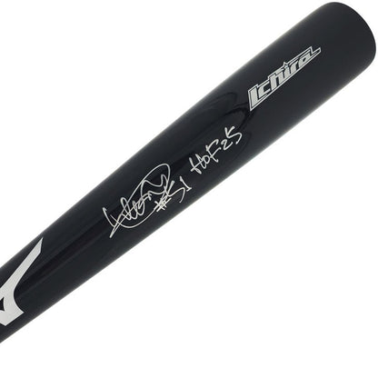 Ichiro Suzuki Seattle Mariners Autographed Black Mizuno Player Model Baseball Bat "HOF 25" - Beckett Authenticated