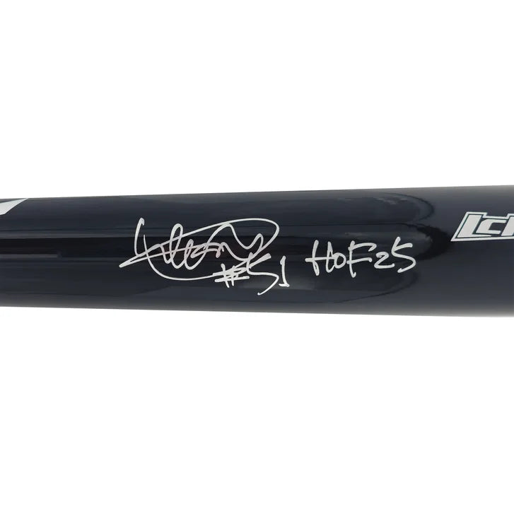 Ichiro Suzuki Seattle Mariners Autographed Black Mizuno Player Model Baseball Bat "HOF 25" - Beckett Authenticated